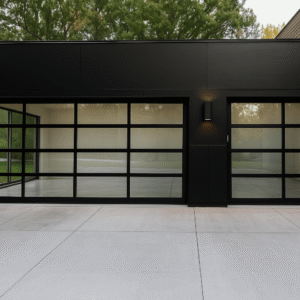 Frosted or Clear Garage Doors